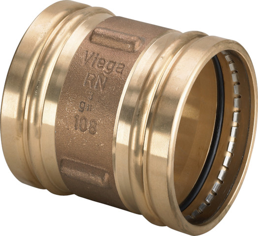 Viega Muffe Sanpress XL 2215XL in 76,1mm Rotguss