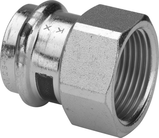 Viega Übergangsstück mit SC Prestabo 1112 in 15mm x Rp3/4 Stahl verzinkt