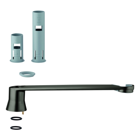 GROHE Halter Spülbrause 46734 hard graphite gebürstet