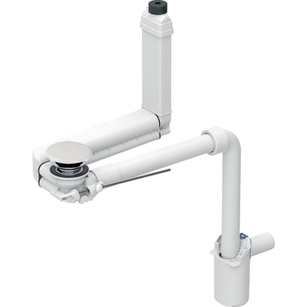 Geberit Clou WT-Ablauf Raumsparmod. für ONE mit Hebelbet. und Ventilabd., d32, chrg Geberit Clou WT-Ablauf Raumsparmod. für ONE mit Hebelbet. und Ventilabd., d32, chrg