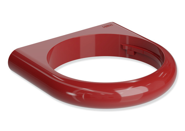 HEWI Halter Ser 477, T:140mm rubinrot