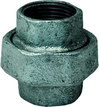 gebofittings Temperguss Gewindefittings 330 - Verschraubung flach 1 1/4", verz. gebofittings Temperguss Gewindefittings 330 - Verschraubung flach 1 1/4", verz.