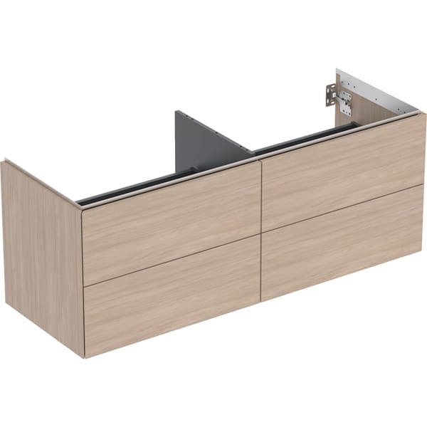 Geberit ONE Unterschrank für WT/-Platte 4 Schubl., 133,2x50,4x47cm, Eiche Geberit ONE Unterschrank für WT/-Platte 4 Schubl., 133,2x50,4x47cm, Eiche