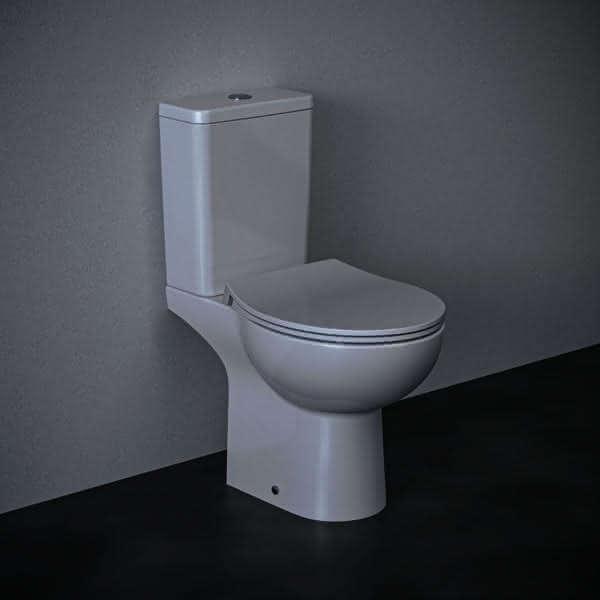 IS WC-Paket Eurovit m.Standtiefspül-WC Spülkasten Zulauf oben und WC-Sitz Weiß