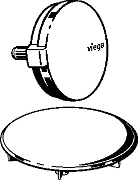 Viega Ausstattungsset 6142.01 in Kunststoff schwarz matt