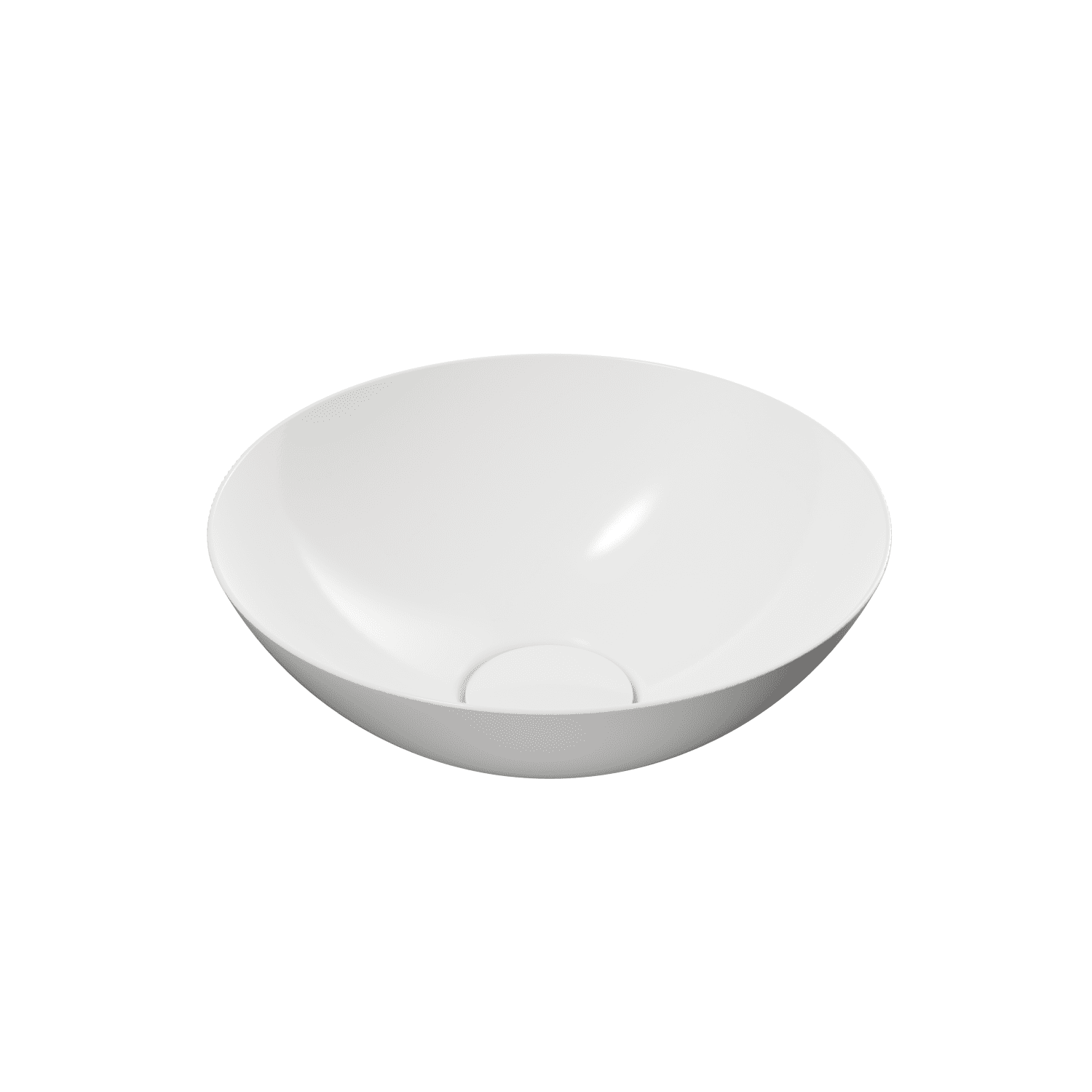 KA WB AVELLINO WASCHTISCH-SCHALE Mod. 3203,d:300mm,alpinweiß,Perl-Effekt,oÜL