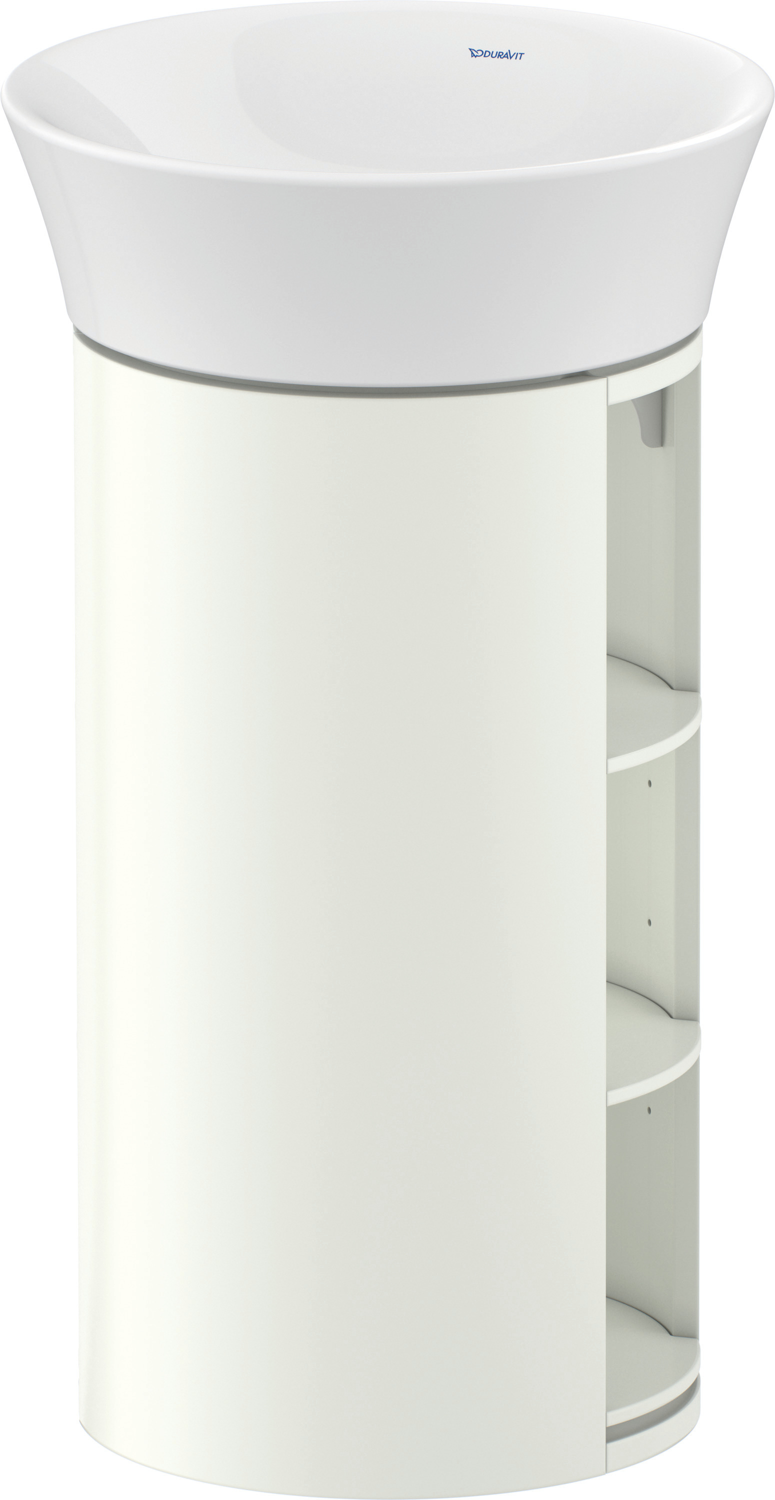 DU WTU White Tulip bodenst. 751x350x410mm, Weiß Seidenmatt
