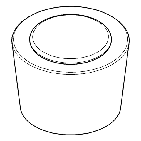 GROHE Umstellknopf 07576 für Atlanta Mehrlochkombination chrom