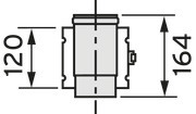 Vaillant Trennvorrichtung Brennwert Luft-/Abgasführung, PP, 80/125 mm