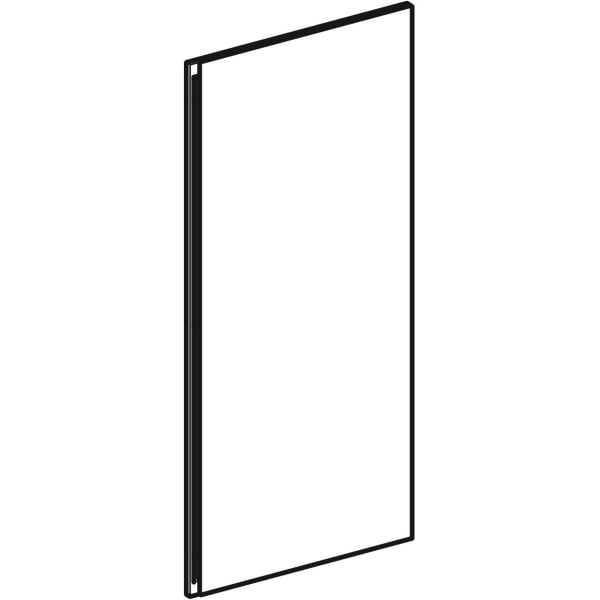 Geberit Tür oben für Hochschrank Acanto, schwarz