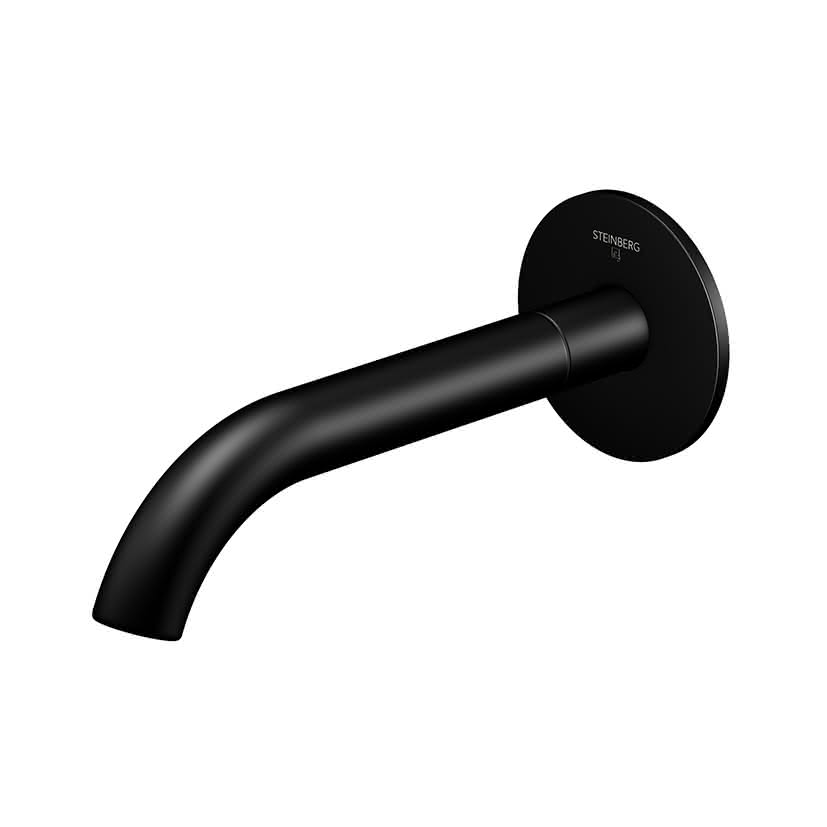 ST Wand-Auslauf für Waschtisch o. Wanne 100 2310 S, matt black ST Wand-Auslauf für Waschtisch o. Wanne 100 2310 S, matt black