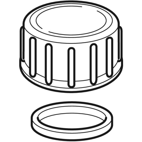 Geberit PE Verschlusskappe Rg110x1/4