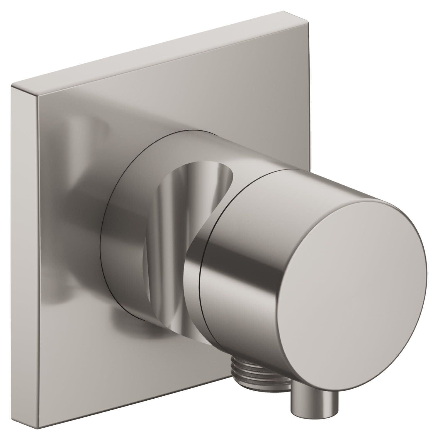 KEUCO 2-Wege Umstellv. IXMO Comfort 59556, Schlauchan./Brauseh.,eckig,Nickel geb.