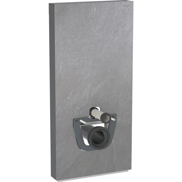 Geberit Monolith Sanitärmodul für Wand-WC 101cm Steinzeug Schieferoptik, Alu. Geberit Monolith Sanitärmodul für Wand-WC 101cm Steinzeug Schieferoptik, Alu.
