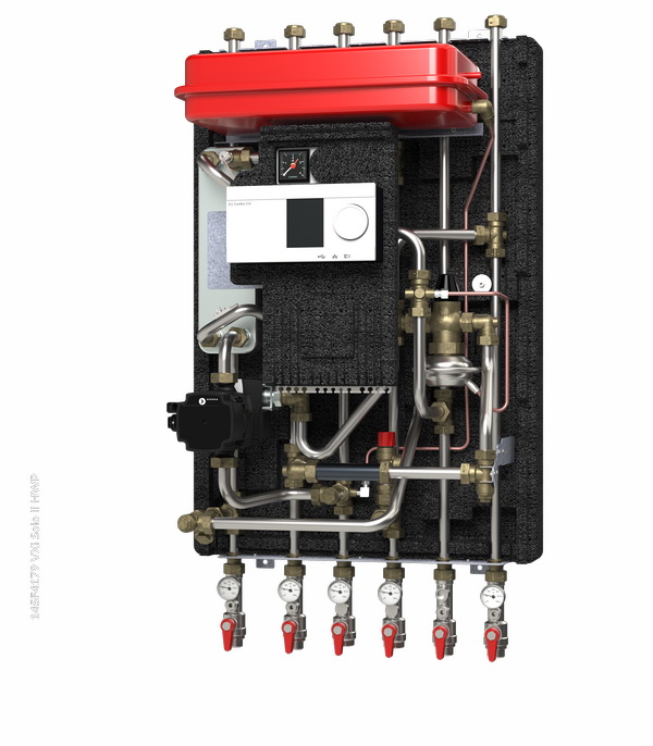 Danfoss Hausstation VXi Solo HWP, 2 HE:30kW, ECL310/A337, STW