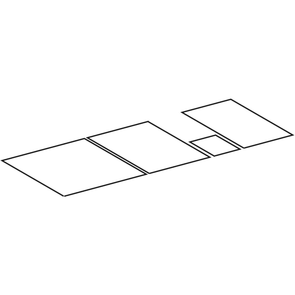 Geberit Set Antirutschmatten für myDay US Breite 115 cm, (5St.)