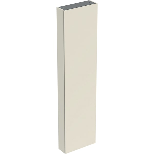 Geberit Hochschrank, 1 Tür u. i.Spiegel 45x180x15cm, sandgrau hgl.
