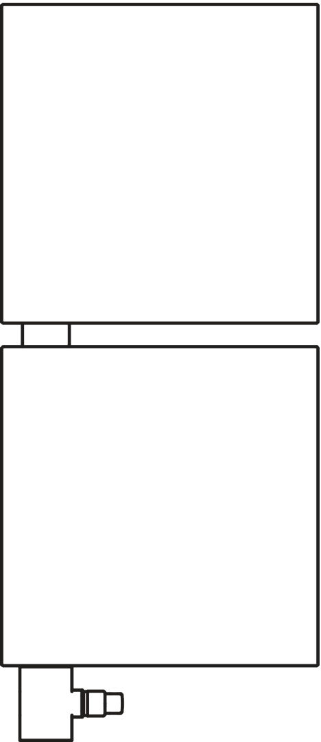 Kermi Signo BH1247x57x540mm QN626, weiß/weiß, links