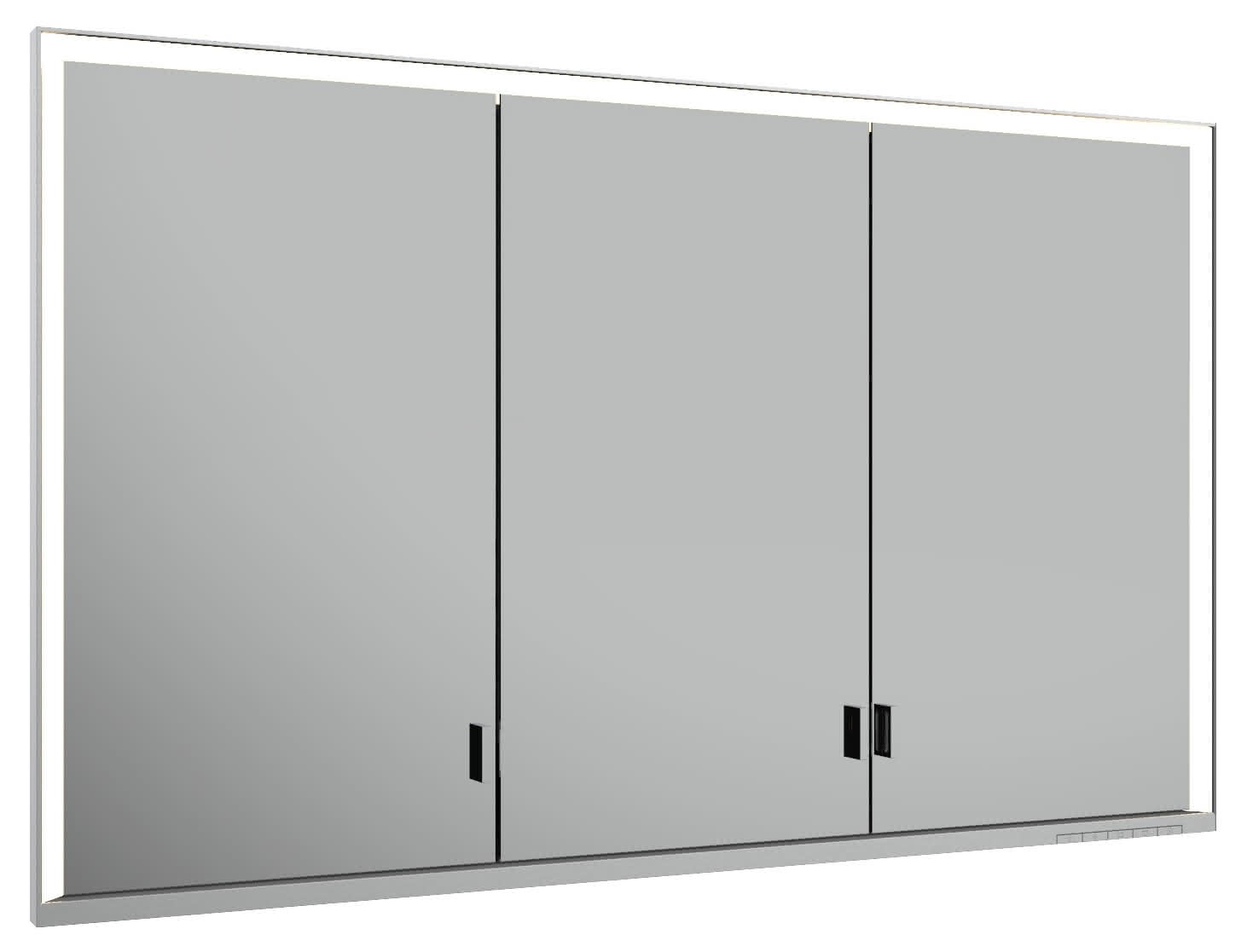 KEUCO SPS R. Lumos 14315, ohne Ablagef., Einbau, silb-elox., 1200x735x165mm