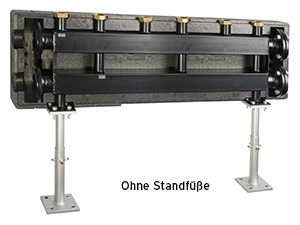 Verteilerbalken für 3 Pumpengruppen 1 1/4"-2"