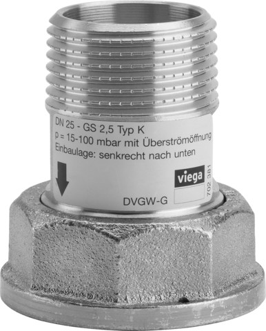 Viega Gasströmungswächter 2649S in Rp1 x R1 x (2,5m3) Messing