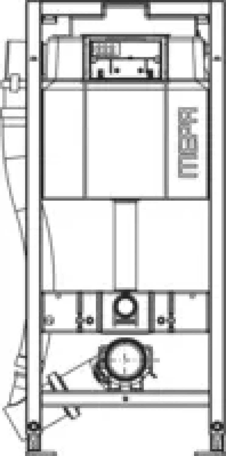 nextVIT Air-WC-Element Typ A31 SBH 120 Lüfter manuell