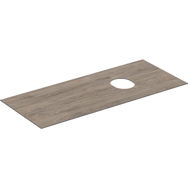 Geberit VariForm Abdeckplatte für US f. AS-WT mit 2 und 3 Schubl. B=120cm, Nussbaum