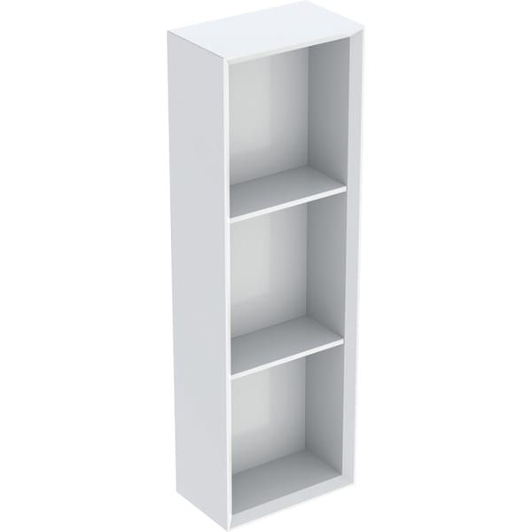 Geberit Regal rechteckig 22,5x70x13,2cm, weiß hochglanz