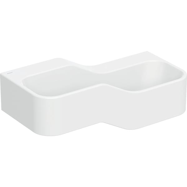 Geberit Bambini Spiel-/Waschlandschaft B:90cm 2 Waschpl., tieferes B re, o. Hl., weiß