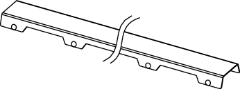 TECEdrainline Designrost "steel II", Edelstahl gebürstet, 1200 mm