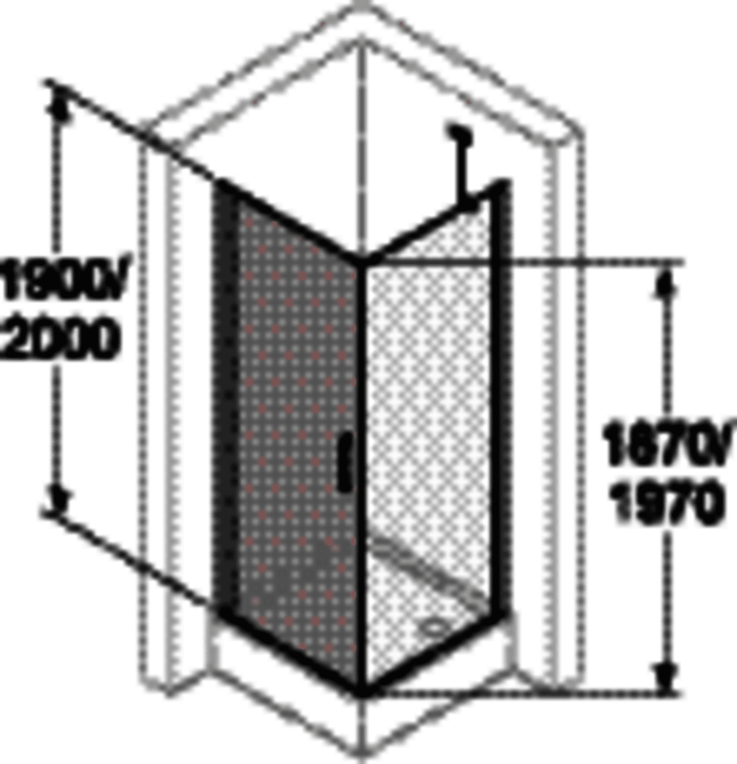 HP DA Classics 2 4-Eck STS 80 H:2000 silber hochglanz klar