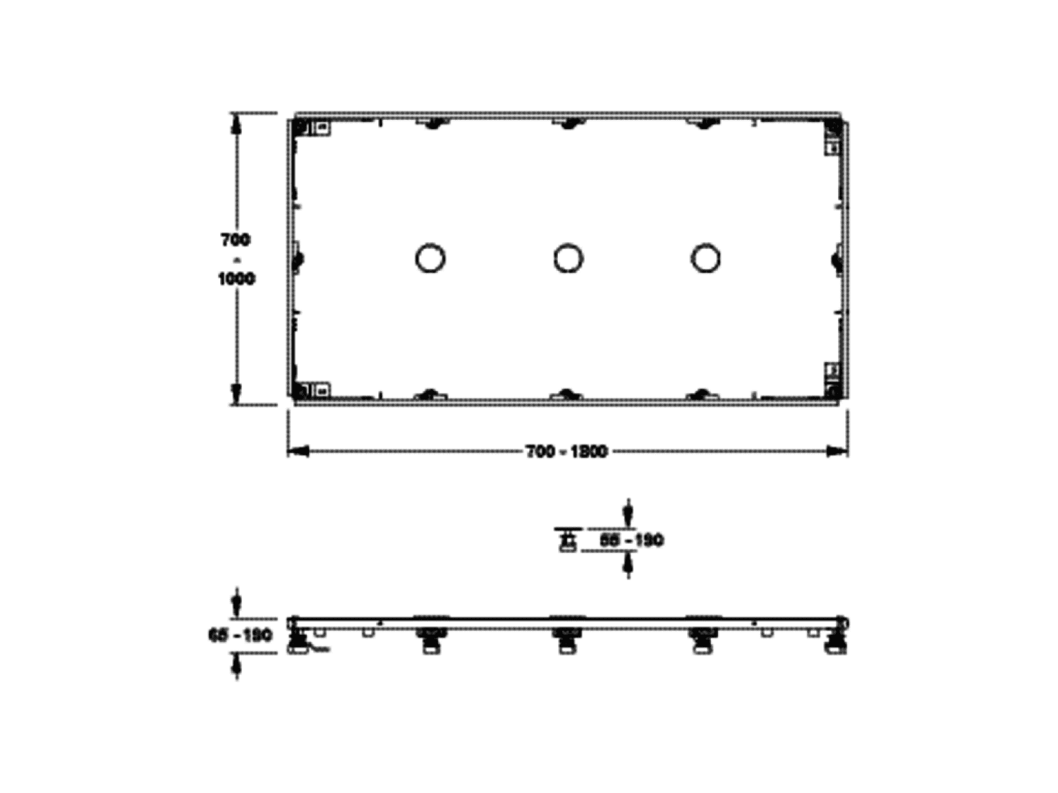 Montagerahmen SF Universal XL 100/180