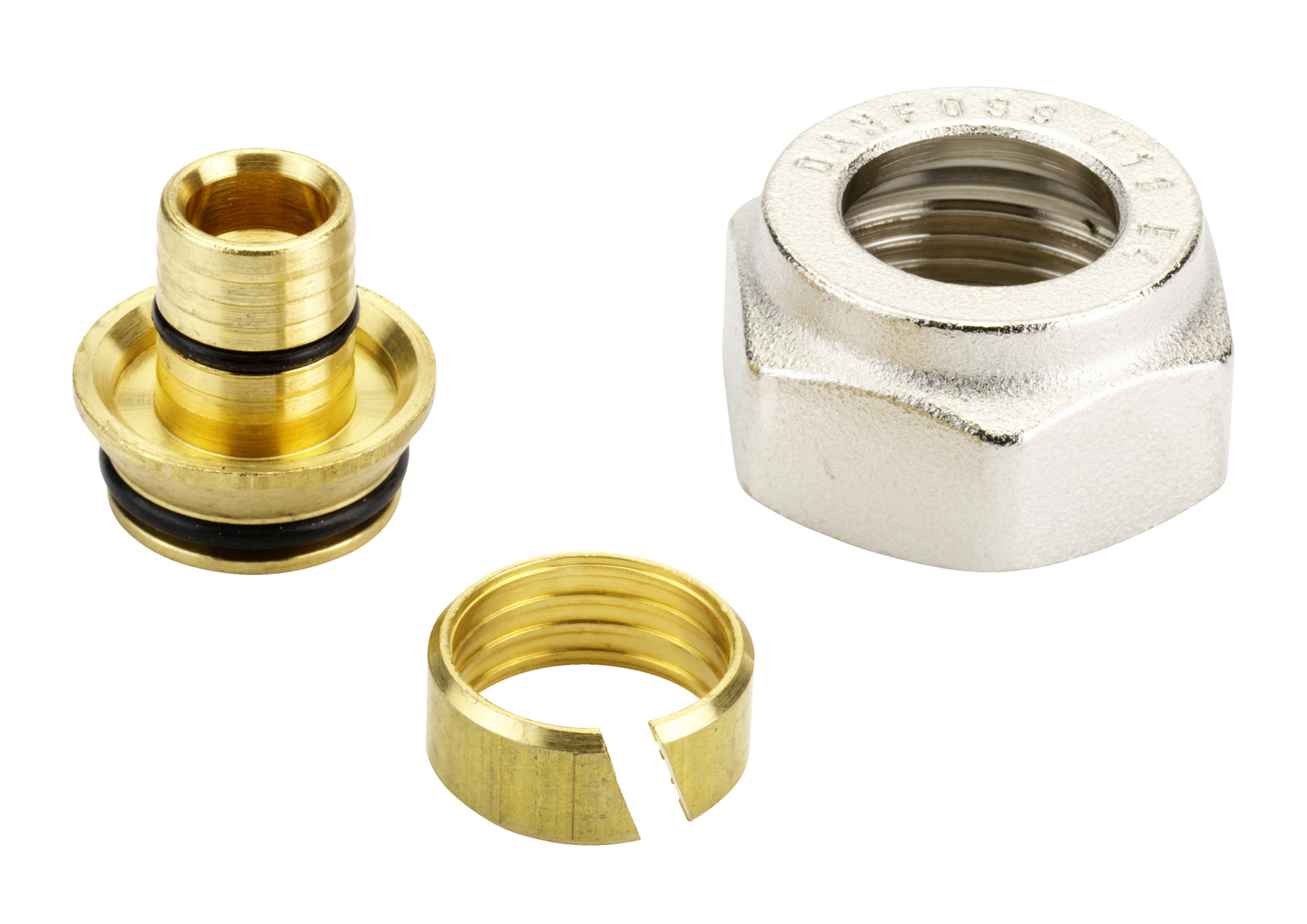 Danfoss Klemmverbinder G3/4IG auf 16x2,2 für VPE-Kunststoffrohre (PEX) (10St,) Danfoss Klemmverbinder G3/4IG auf 16x2,2 für VPE-Kunststoffrohre (PEX) (10St,)