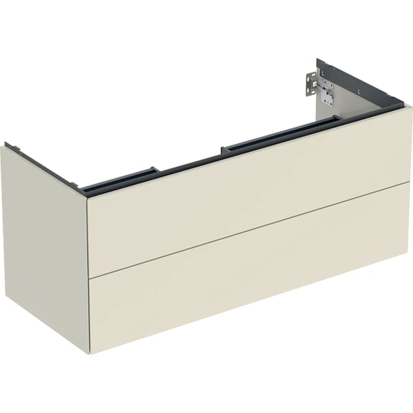 Geberit ONE Unterschrank für WT/-Platte 2 Schubl., 118,4x50,4x47cm,sandgrau hgl.