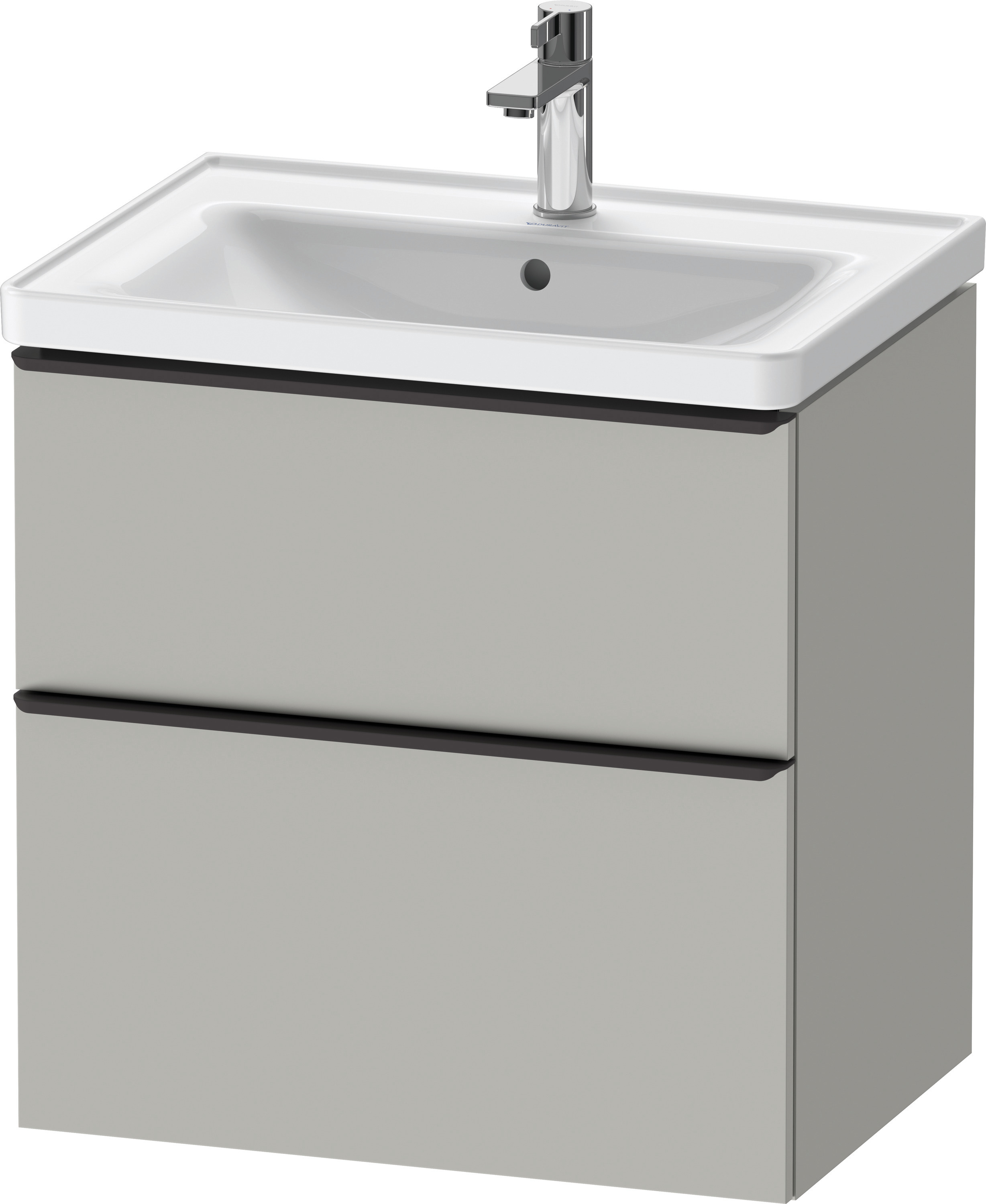 Duravit D-Neo WTU,Ausz:1,Schubk:1,GR:Dia.Schw 634x452x625mm,Wandh,Betongrau Matt,Dek.