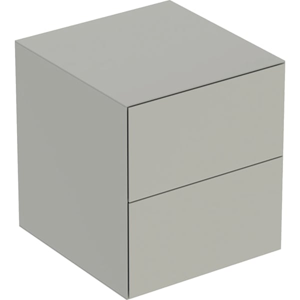 Geberit ONE Seitenschrank mit 2 Schubl. 45x49,2x47cm, greige matt