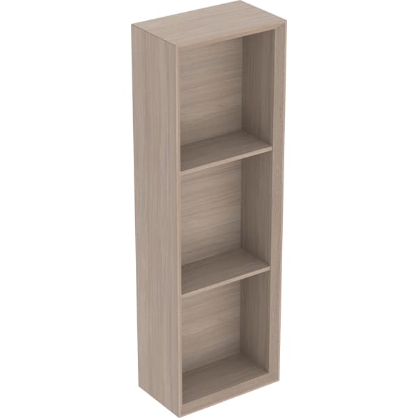 Geberit Regal rechteckig 22,5x70x13,2cm, Eiche