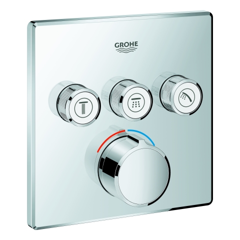 GROHE Unterputzmischer SmartControl 29149 eckig FMS 3 Absperrventile chrom