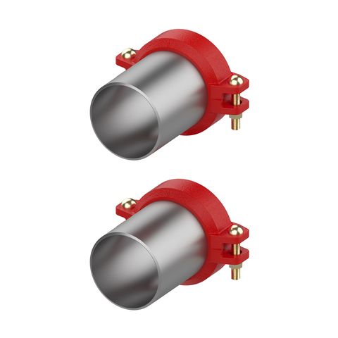 Flamco BigFixLock Schweißende, 1 Paar DN 100/DN 100, 114,3 x Schweißende 114,3