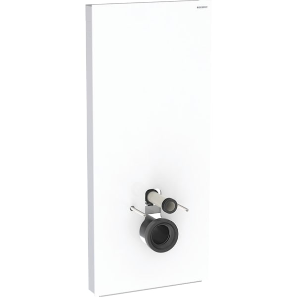 Geberit Monolith Plus Sanitärmodul f. WWC 114cm, Glas weiß /Aluminium Geberit Monolith Plus Sanitärmodul f. WWC 114cm, Glas weiß /Aluminium