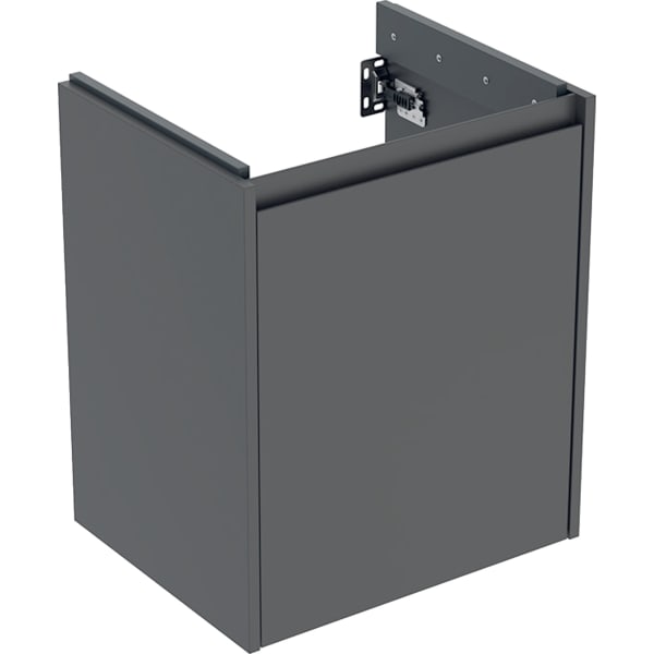 Geberit Renova Plan US für WT, mit 1 Tür 50,4x60,6x40,4cm, lava/l. seidenmatt