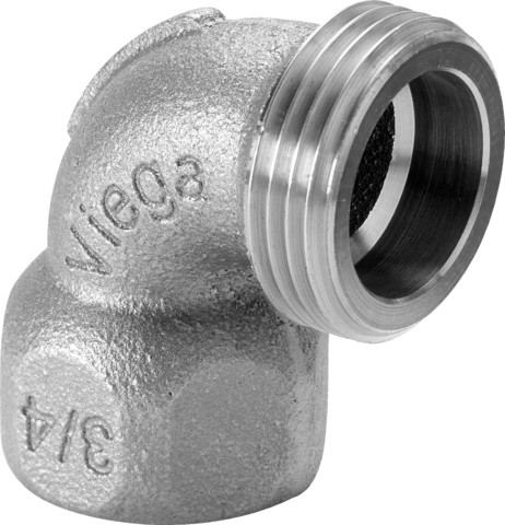 Viega Winkel 2255-713 in G1 1/4 x Rp1 Rotguss