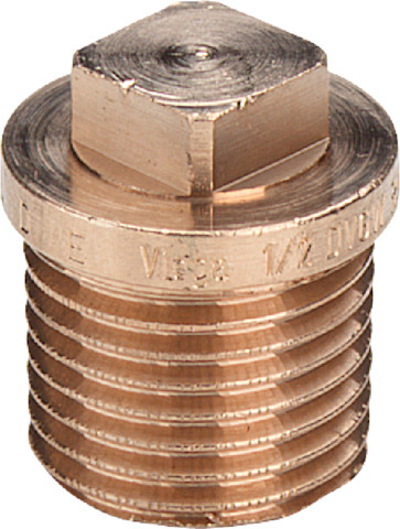 Viega Stopfen 3290 mit Vierkant und Rand in R3/4 Rotguss Viega Stopfen 3290 mit Vierkant und Rand in R3/4 Rotguss