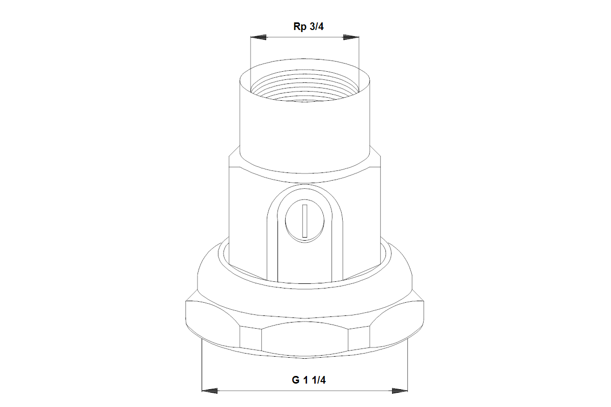 GRUNDFOS Zubehör für Umwälzpumpen Ventil-Kugel-Satz G11/2inx RP3/4in