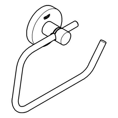 GROHE WC-Papierhalter Essentials 40689_1 ohne Deckel warm sunset