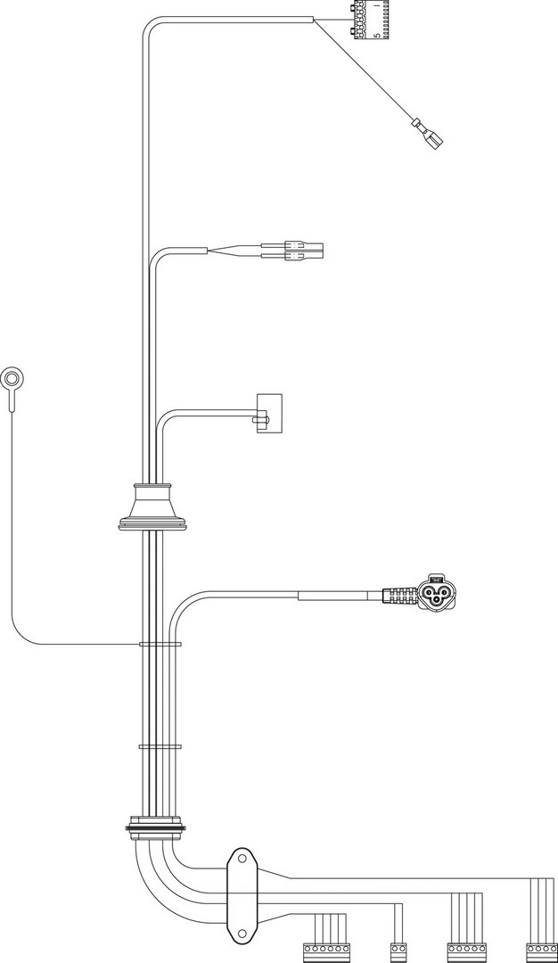 BOSCH Ersatzteil TTNR: 87186436040 Kabelbaum
