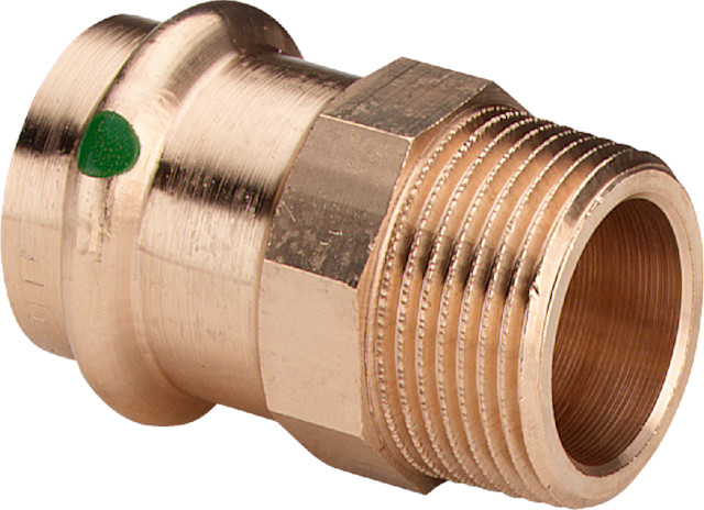 Viega Übergangsstück mit SC Sanpress 2211 in 35mm x R1 1/4 Siliziumbronze