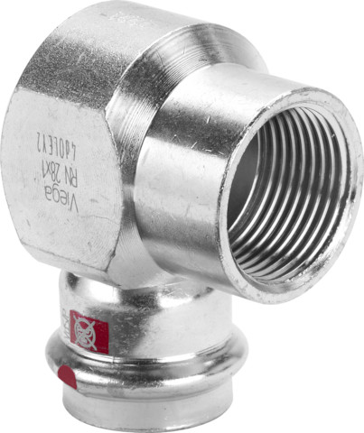 Viega Winkel 90 Grad mit SC Prestabo 1114.2 in 22mm x Rp3/4 Stahl verzinkt