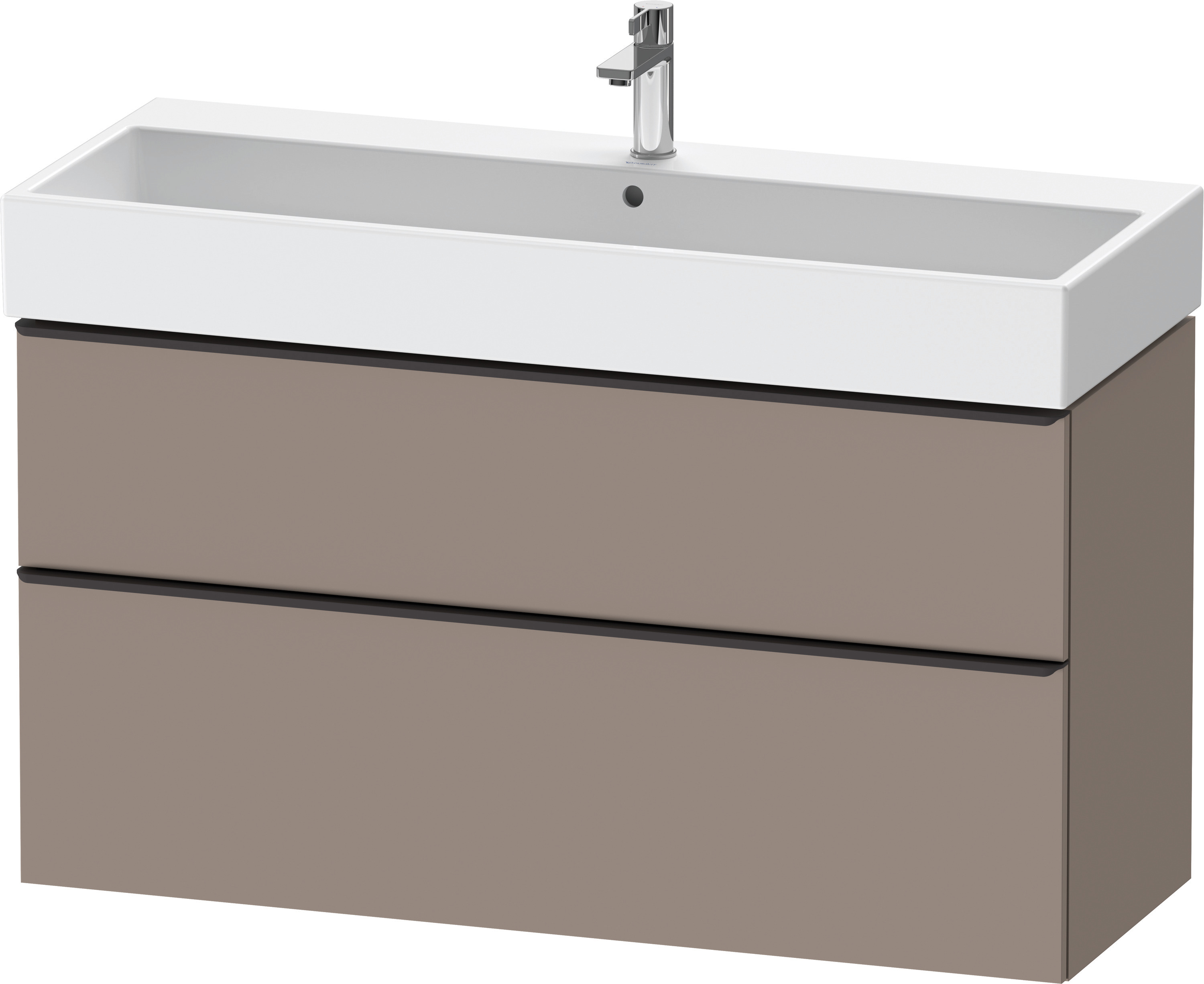 Duravit D-Neo WTU,Ausz:1,Schubk:1,GR:Dia.Schw 1184x442x625mm,Wandh,Basalt Matt,Dekor
