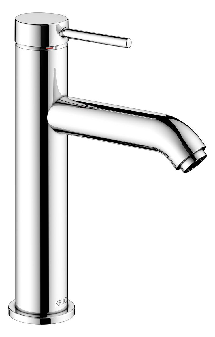KEUCO EHM-WT-Mischer 130 IXMO 59501, o.Zug.-Ablgrt. Soft, Rosette rd. verchr.